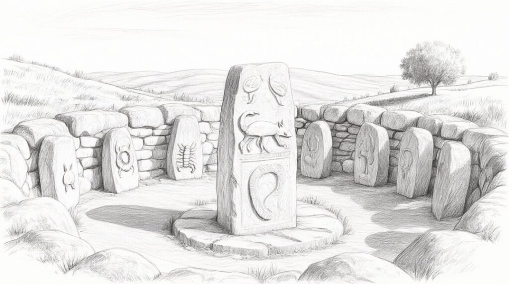 Stone enclosures at Göbekli Tepe
